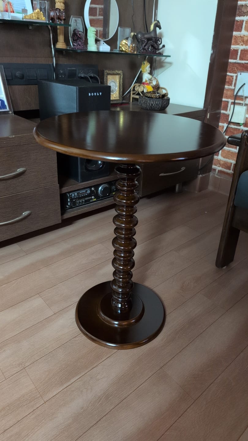 Customer photo review of Wooden Side Table for Living Room Coffee End Table