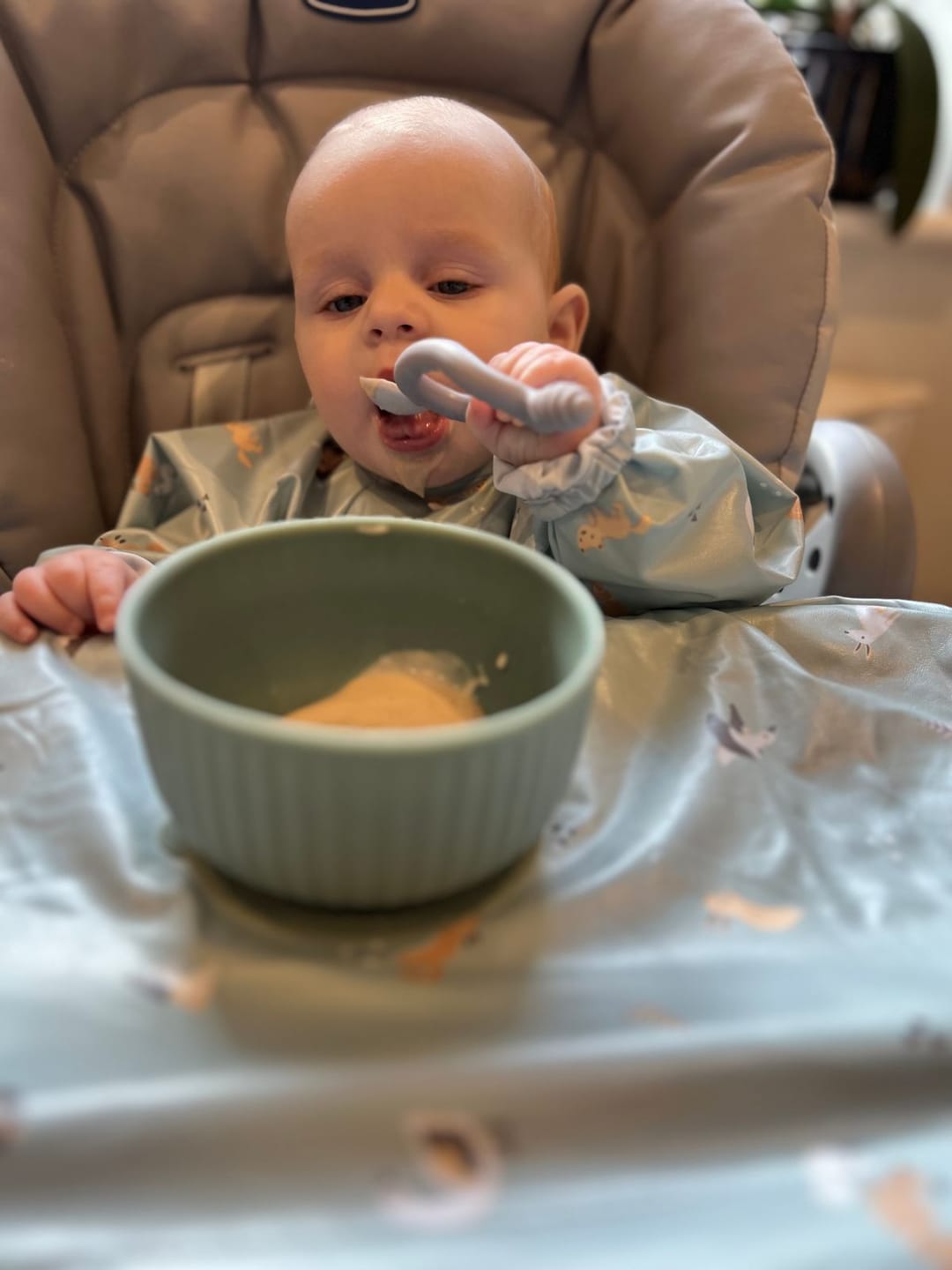 Customer photo review of Multi-stage baby spoon and dipper - Dippit™ (two-pack)
