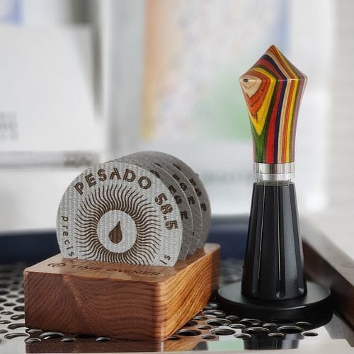 Customer photo review of Wooden Clump Crusher - WDT Distribution Tool for Fluffy Espresso Puck