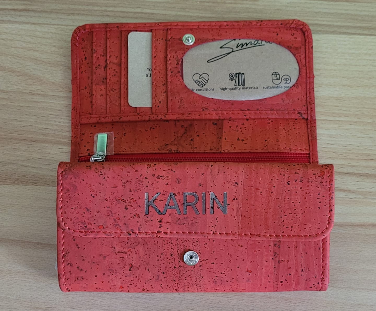 Customer photo review of Kork-Portemonnaie Maja