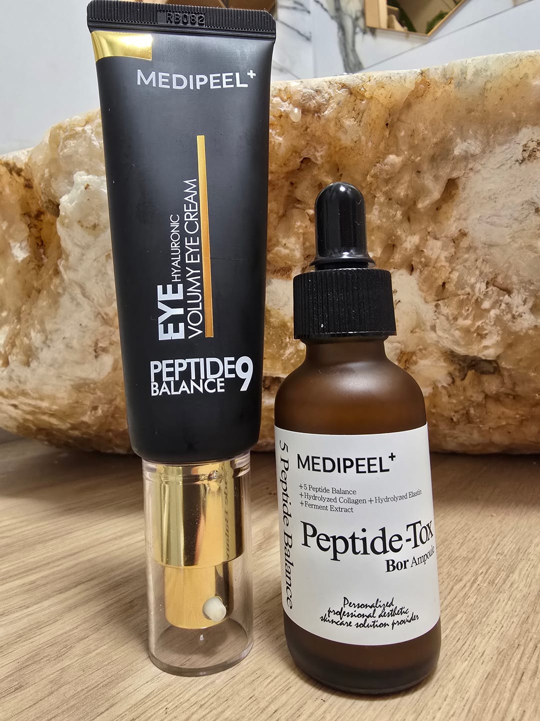Customer photo review of Pretnovecošanas krēms priekš acu plakstiņiem ar peptīdiem Medi-Peel Peptide Balance 9 Eye Hyaluronic Volumy Eye Cream