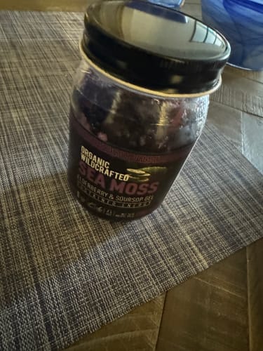 Customer photo review of Elderberry and Soursop Infused Sea Moss Gel