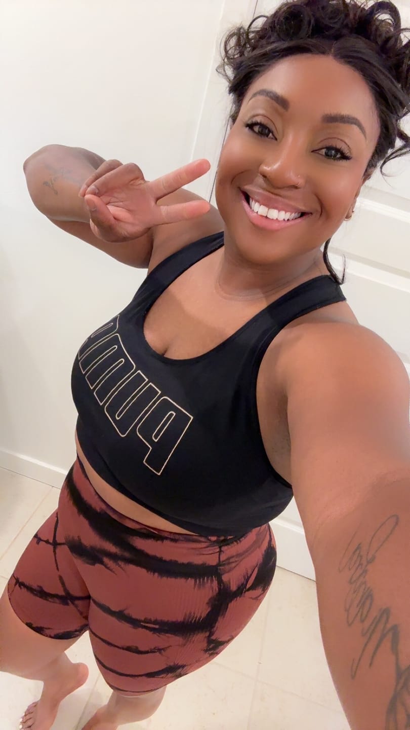 Customer photo review of Peach Hold Me Down™ Adhesive SPORT (Ain’t No Other™)