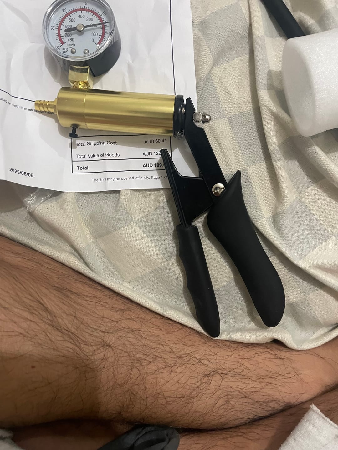 Customer photo review of Vacuum Handle with Connecting Tube