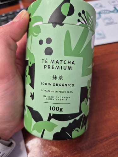 Customer photo review of Té Matcha Premium 100% - (para 1 -3 meses)
