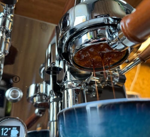 Customer photo review of High Extraction He[%] Filter Baskets for a Fuller Coffee Experience