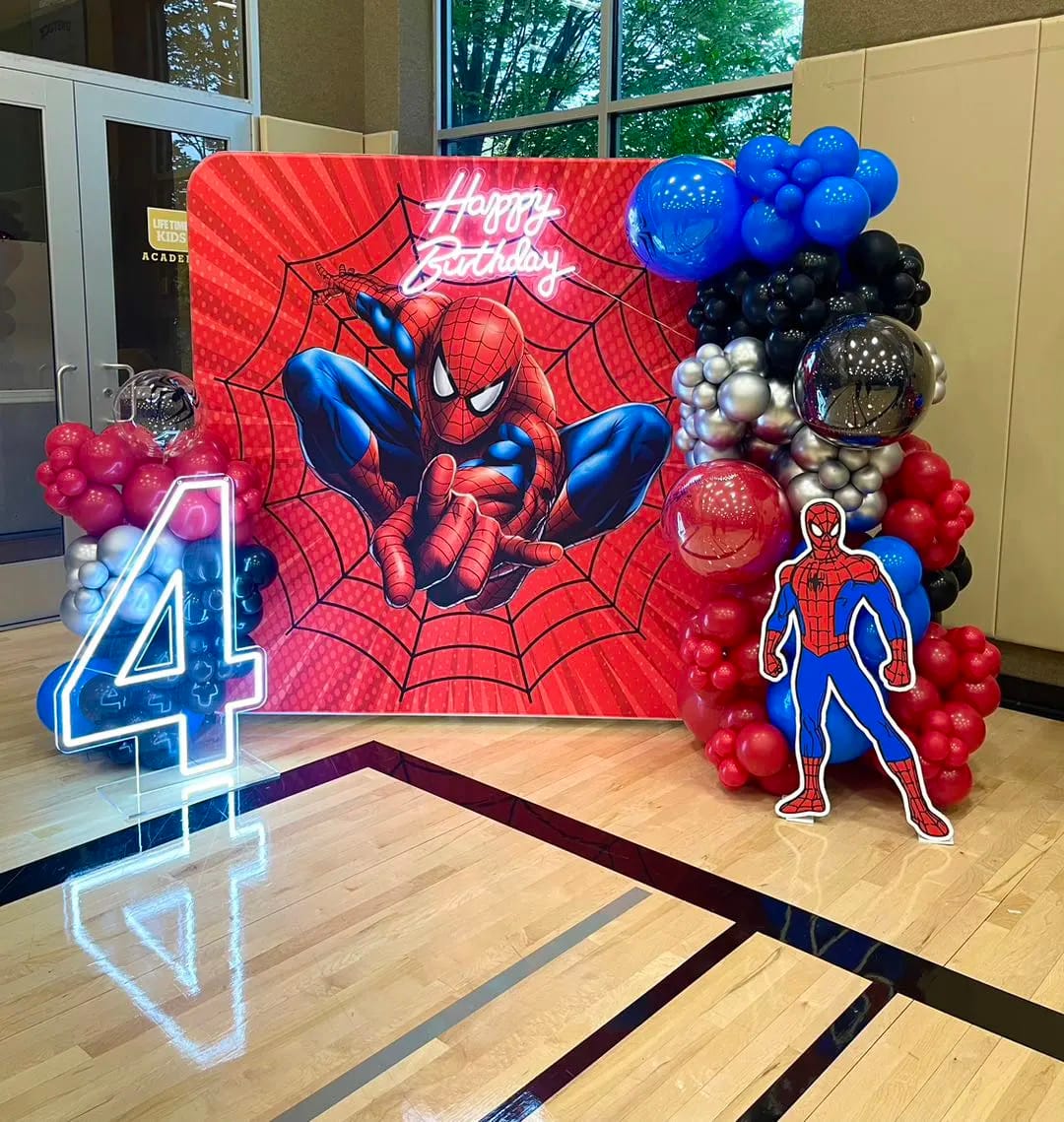 Customer photo review of Custom 10x8ft 8x8ft Pillow Case Photo Booth Straight Backdrop Wall Cover With Stand For Birthday Wedding Baby Shower Party Event