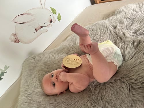 Customer photo review of Probiotic Eco Nappies Monthly Supply