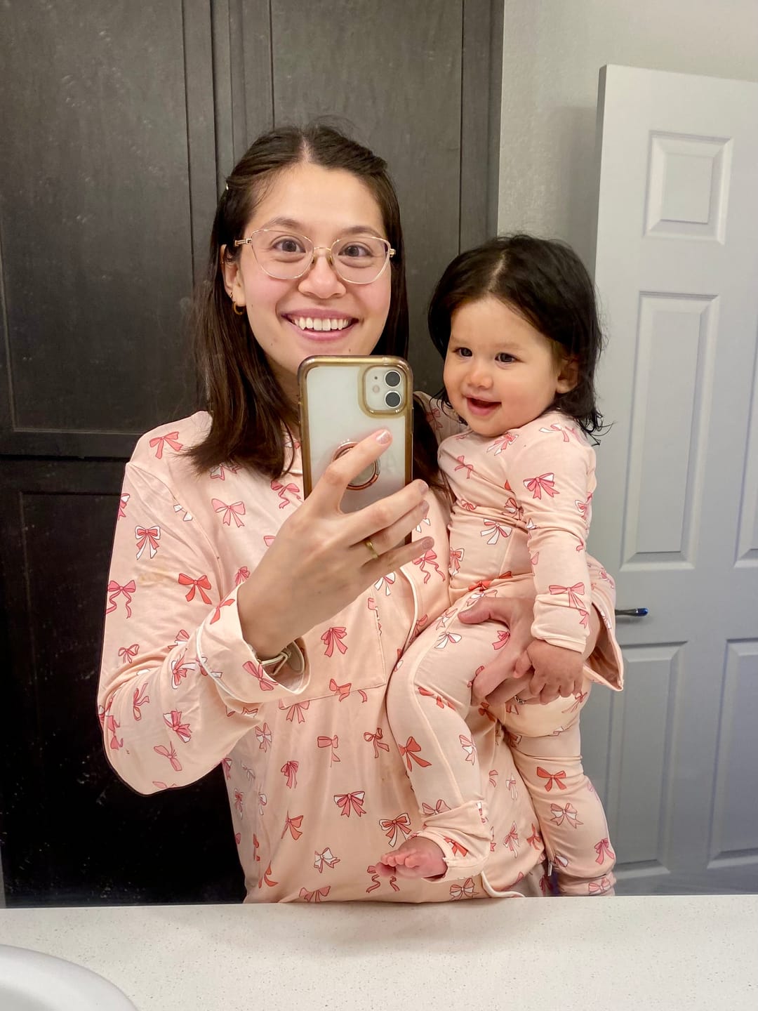 Customer photo review of Take A Bow Bamboo Women's Pajama Set