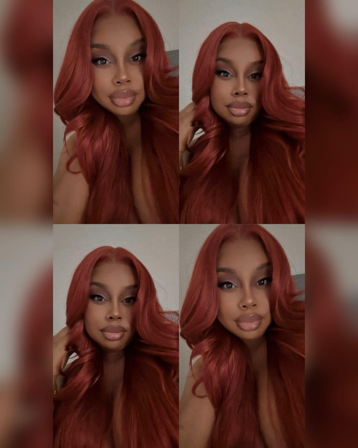 Customer photo review of Shake N Go Snatched Glueless 13x5 HD Lace Front Wig - ODELIA