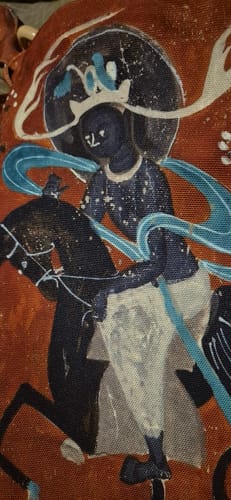 Customer photo review of Bi Hua 壁画 Dunhuang Mural Tote Bag