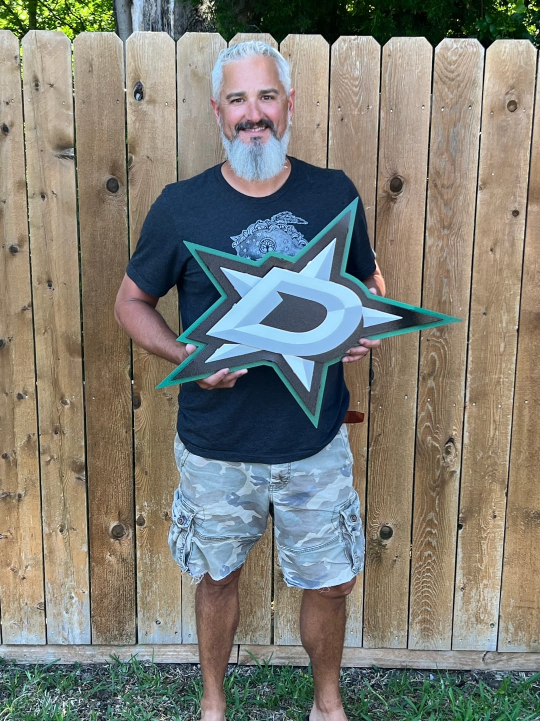 Customer photo review of Dallas Stars NHL 3D Vintage Metal Wall Art