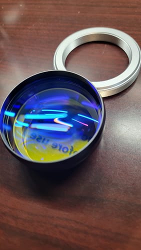 Customer photo review of Monport F-theta M52 70mm*70mm Replacement Optical Scanning Lens for Fiber Laser Engraver