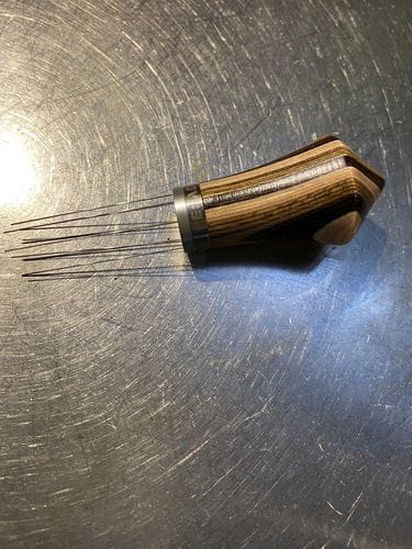 Customer photo review of Wooden Clump Crusher - WDT Distribution Tool for Fluffy Espresso Puck