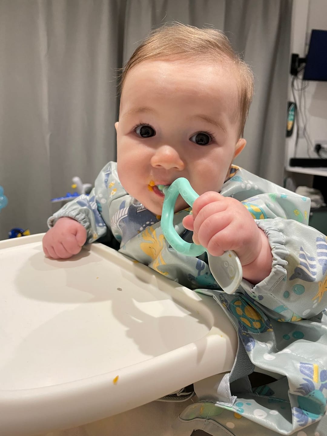 Customer photo review of Multi-stage baby spoon and dipper - Dippit™ (two-pack)