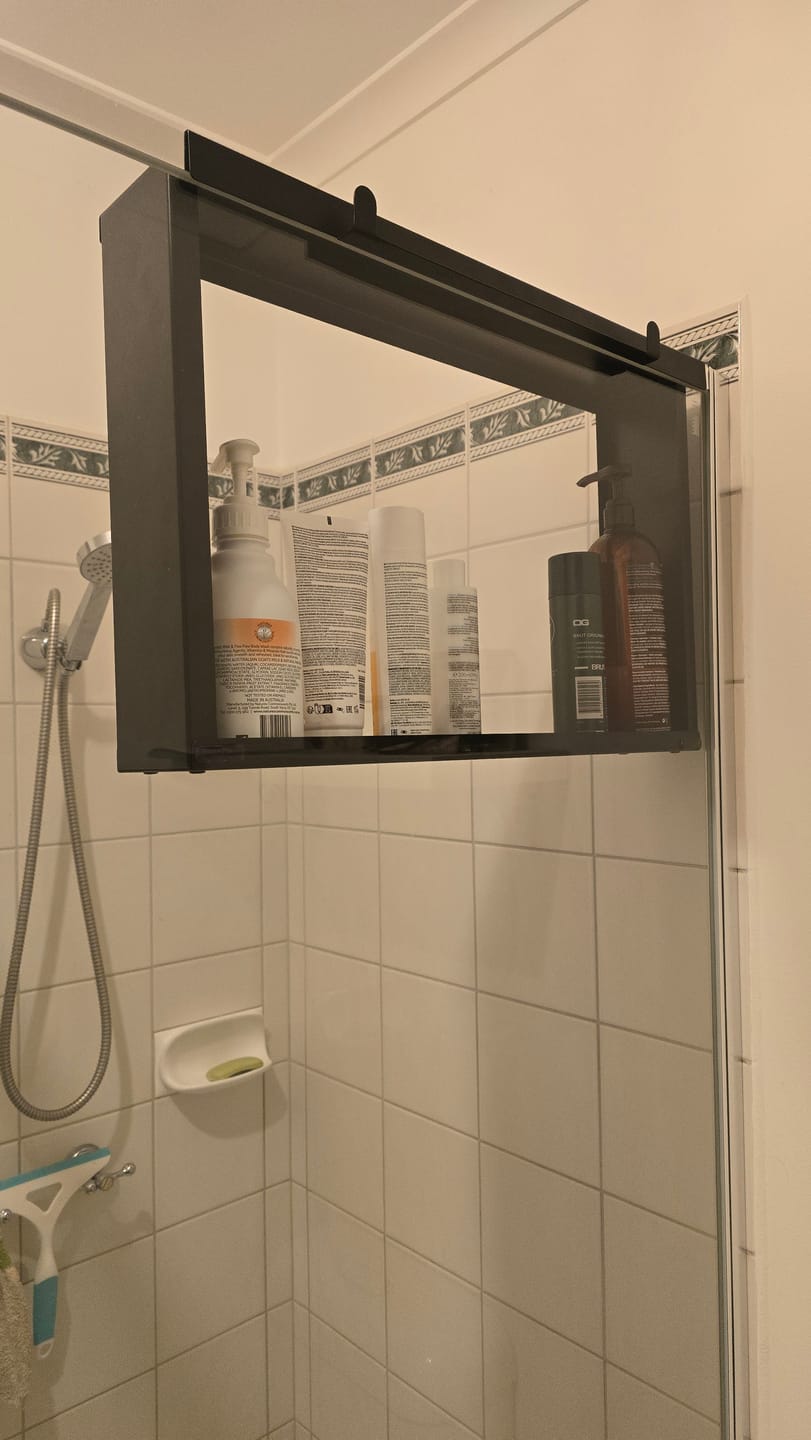 Customer photo review of Shower Shelf Caddy