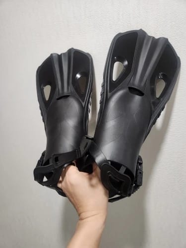 Customer photo review of Verstellbare Schnorchel-Flossen