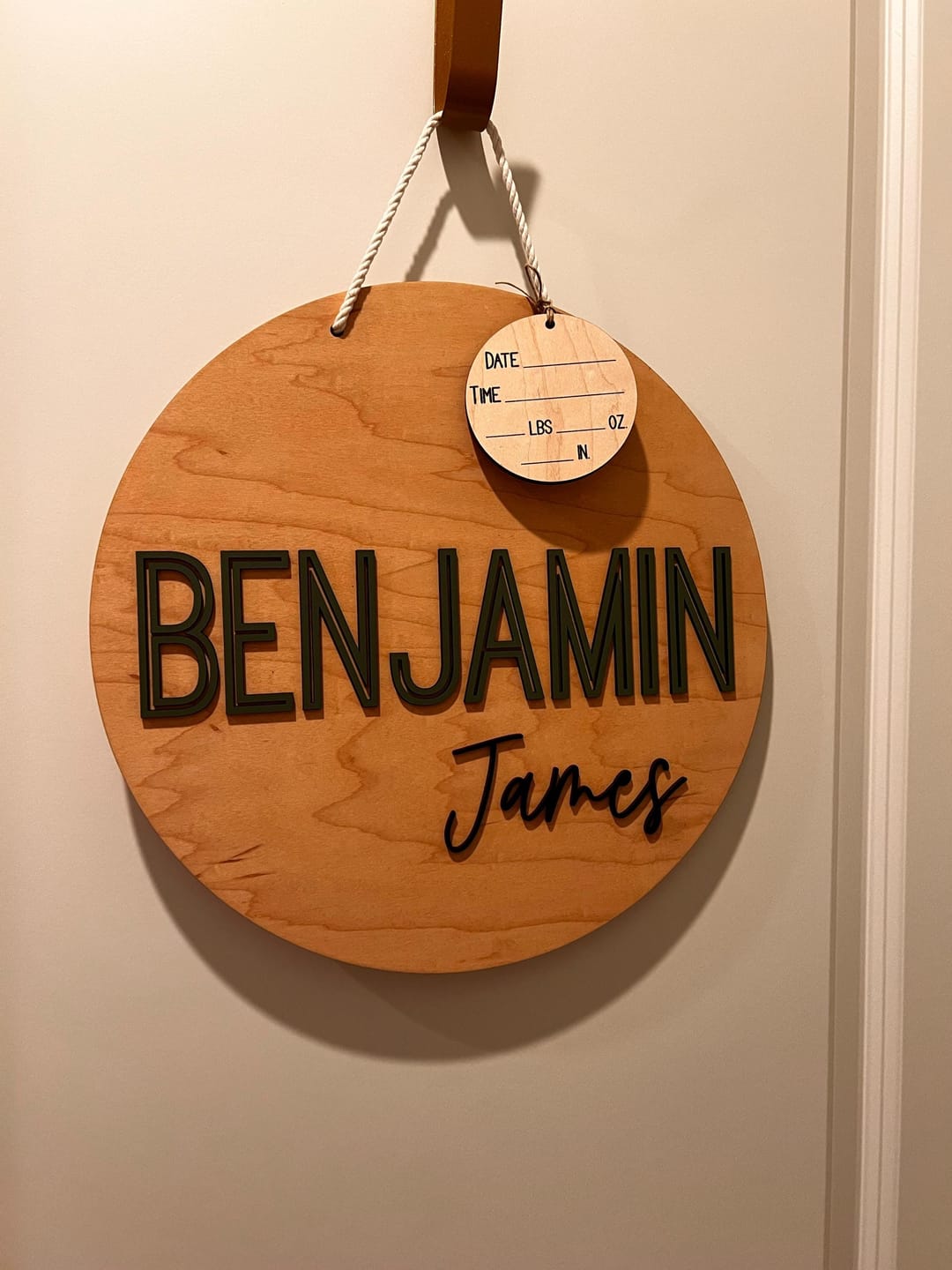 Customer photo review of Hospital Door Hanger - Lucas Blake