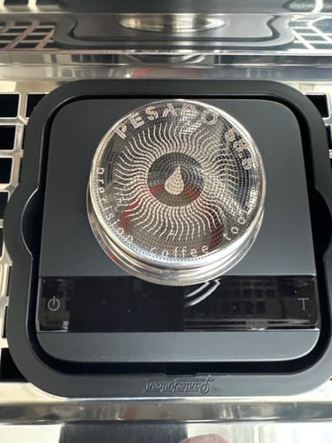 Customer photo review of High Extraction He[%] Filter Baskets for a Fuller Coffee Experience