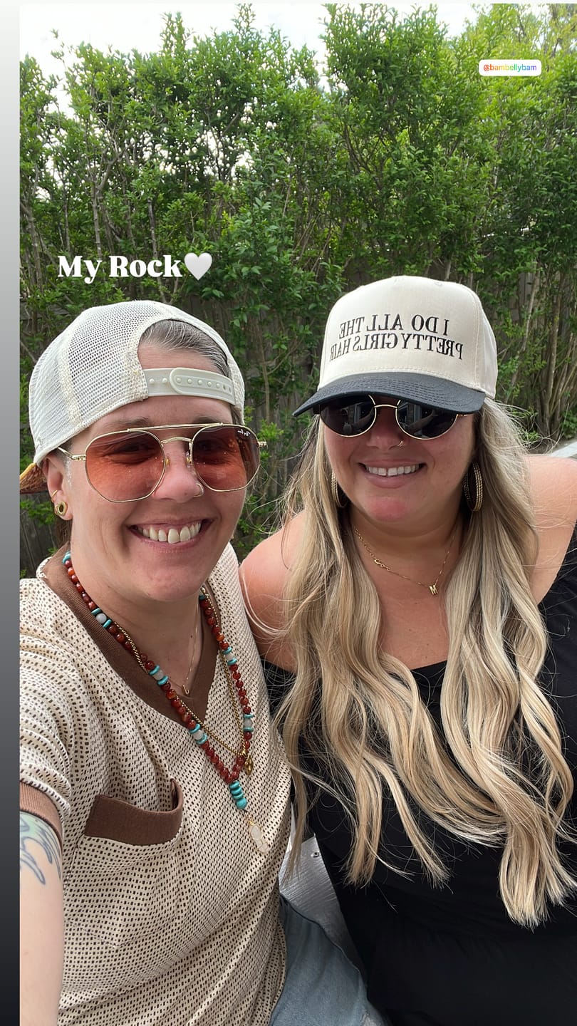 Customer photo review of I do all the pretty girls hair - Trucker Hat