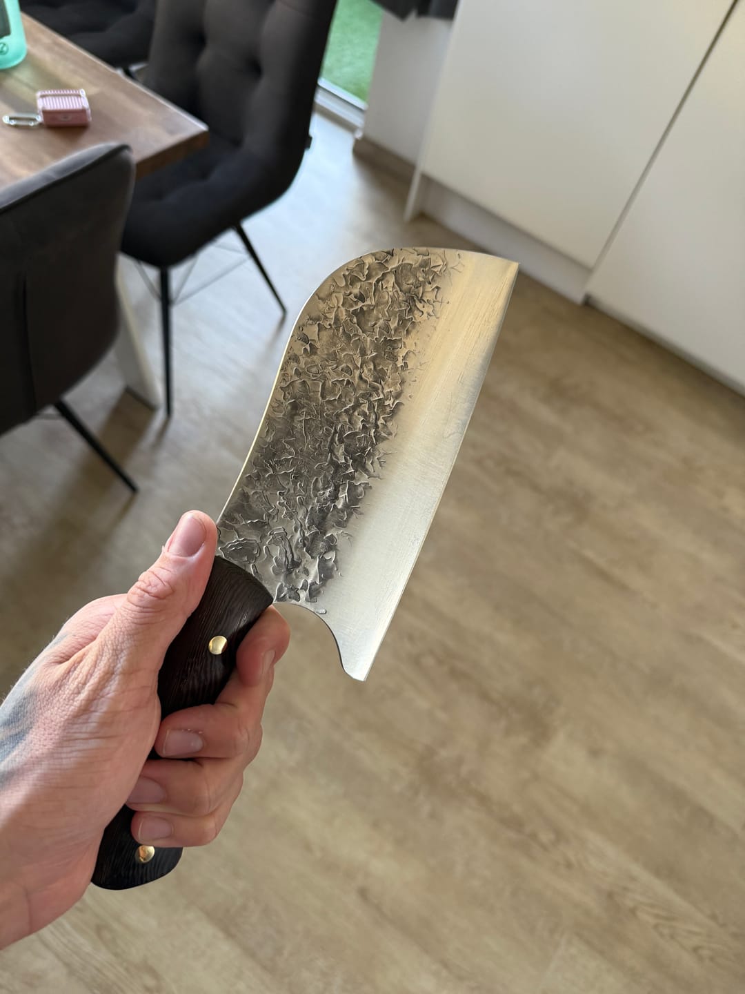 Customer photo review of Rustikales Hackmesser