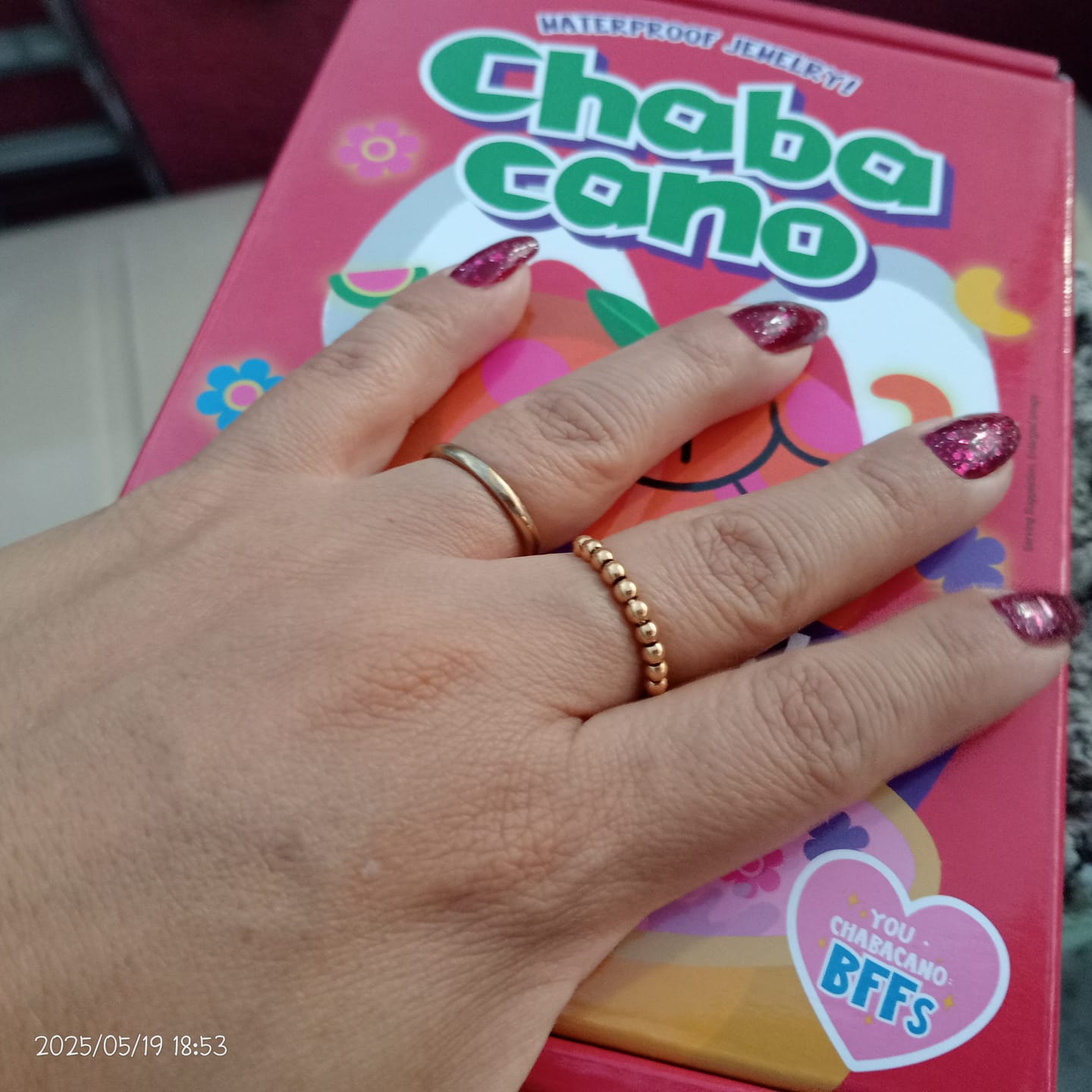 Customer photo review of Anillo Anti-Ansiedad