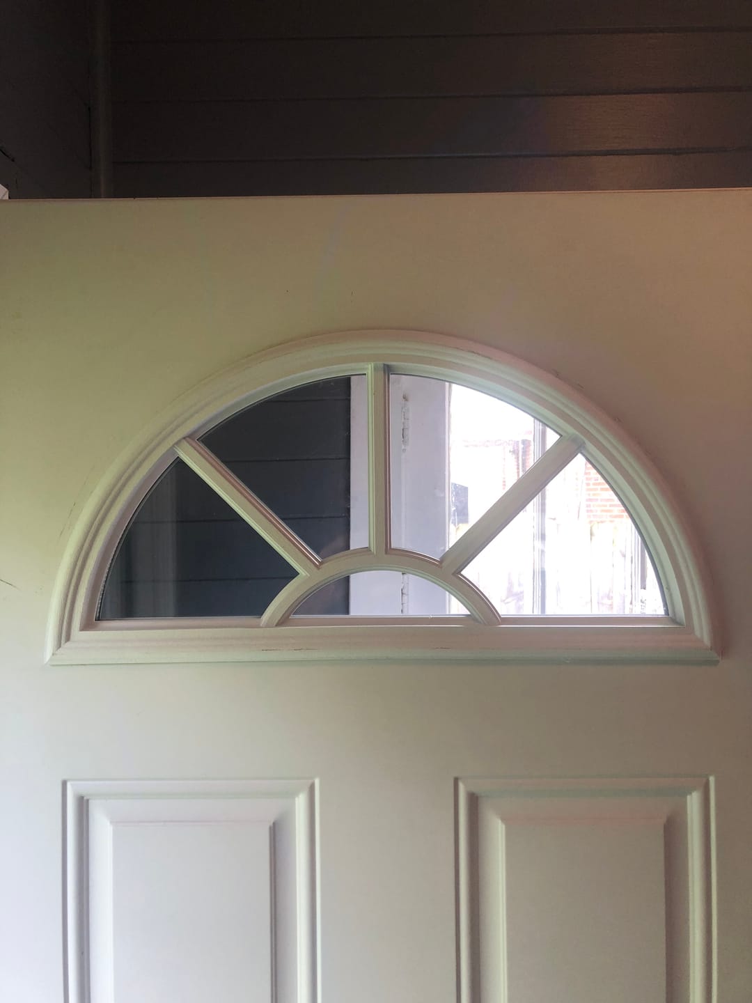 Customer photo review of Clear Sunburst Glass and Frame Kit (Fanlite)