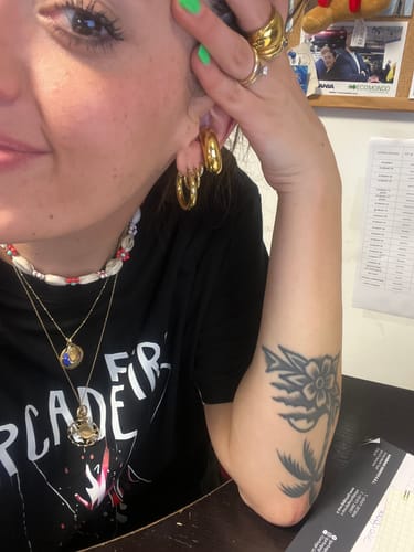 Customer photo review of Earcuff "Avvolgente silenzio"