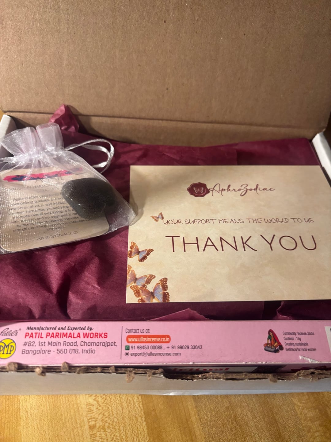 Customer photo review of Free Mystic Gift