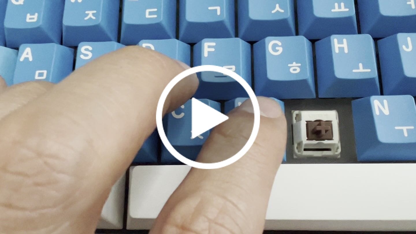 Customer video review of KAILH COCOA LINEAR SWITCH FACTORY LUBED EDITION (10PCS)