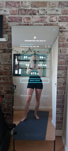 Customer photo review of MAGIC AI: Fitness Smart Mirror