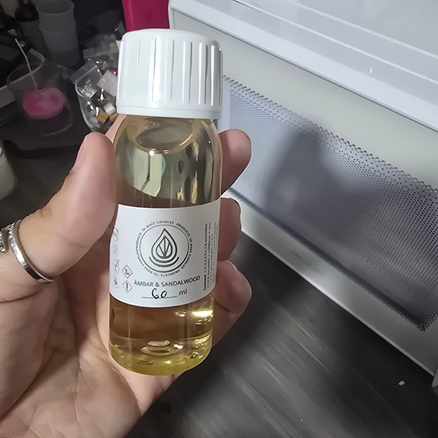 Customer photo review of Fragancia ÁMBAR & SANDALWOOD
