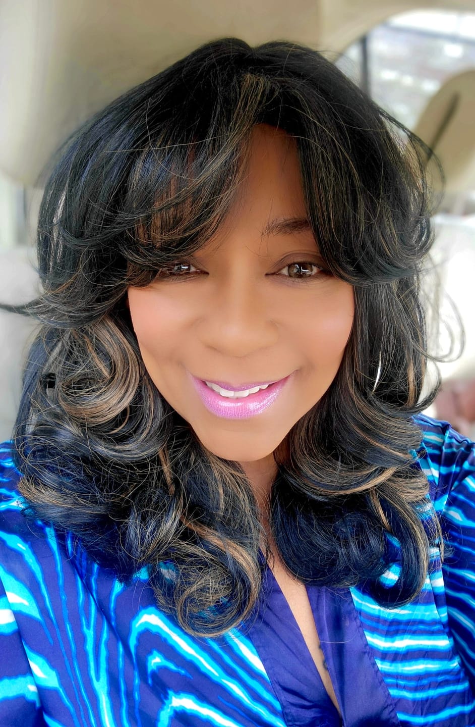 Customer photo review of Vivica A Fox Pure Stretch Cap Wig BRIE
