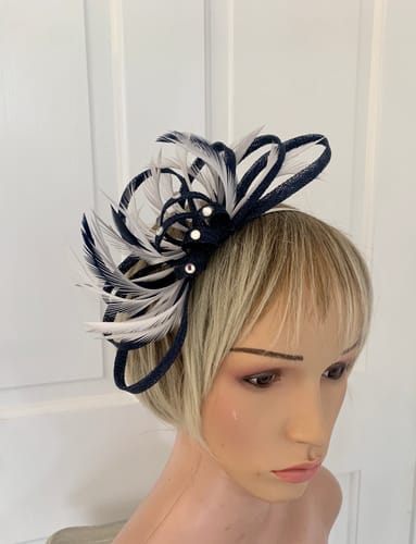 Customer photo review of Un-Stiff Metallic Sinamay 90cm x 1m FS049