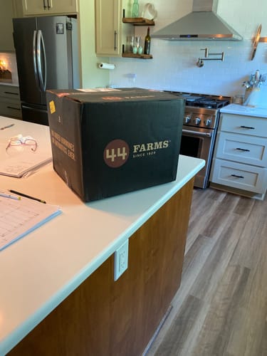 Customer photo review of Choice Or Higher All Beef Angus Franks