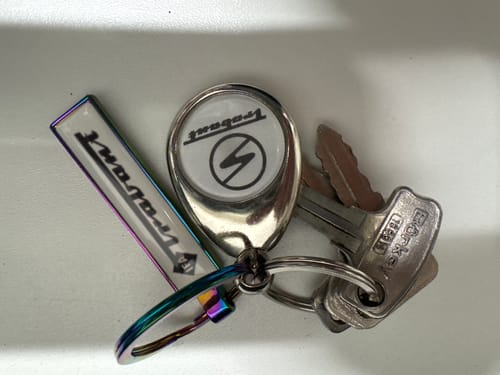 Customer photo review of Kennzeichen Schlüsselanhänger Mini Nummernschild Metall