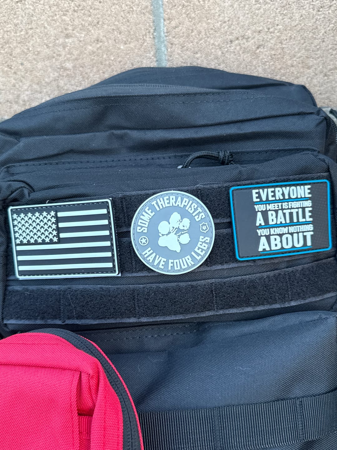Customer photo review of Some Therapist Velcro Patch