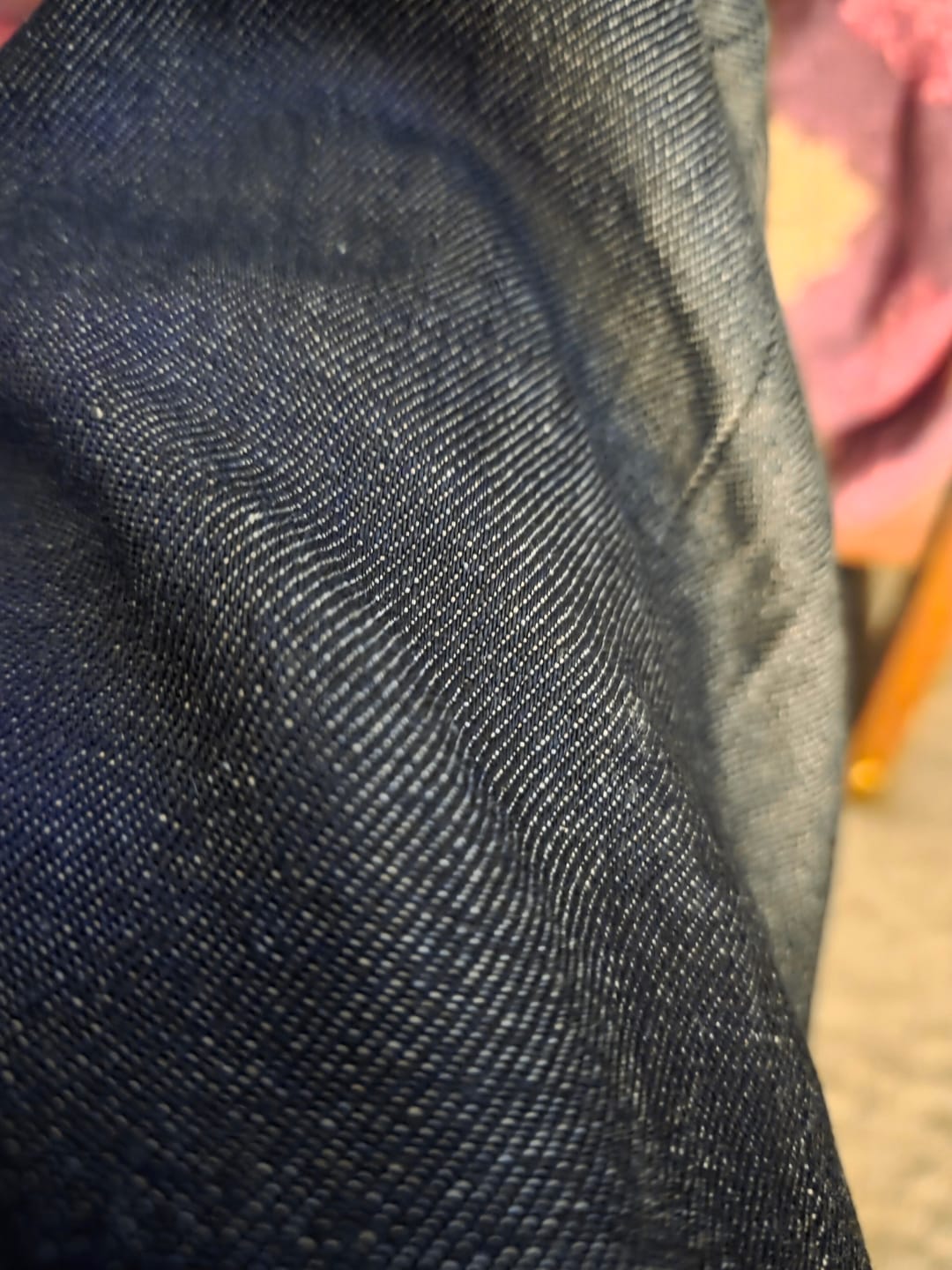 Customer photo review of Double Red Selvedge 13.8oz Tapered Jeans