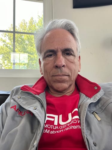 Customer photo review of 1986 Acura Brand Tee - Red