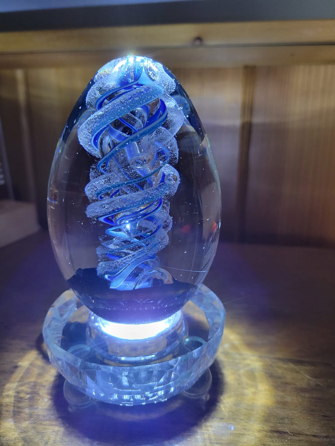 Customer photo review of Lucite Light Stand - White Light