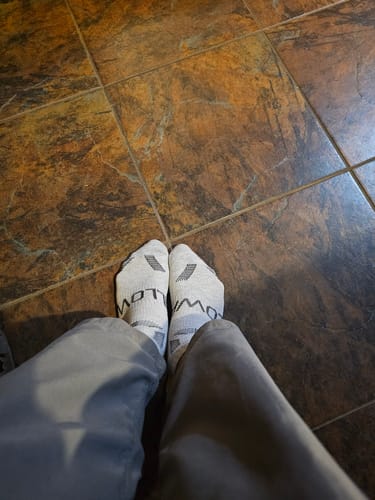 Customer photo review of Men's Alpaca Socks