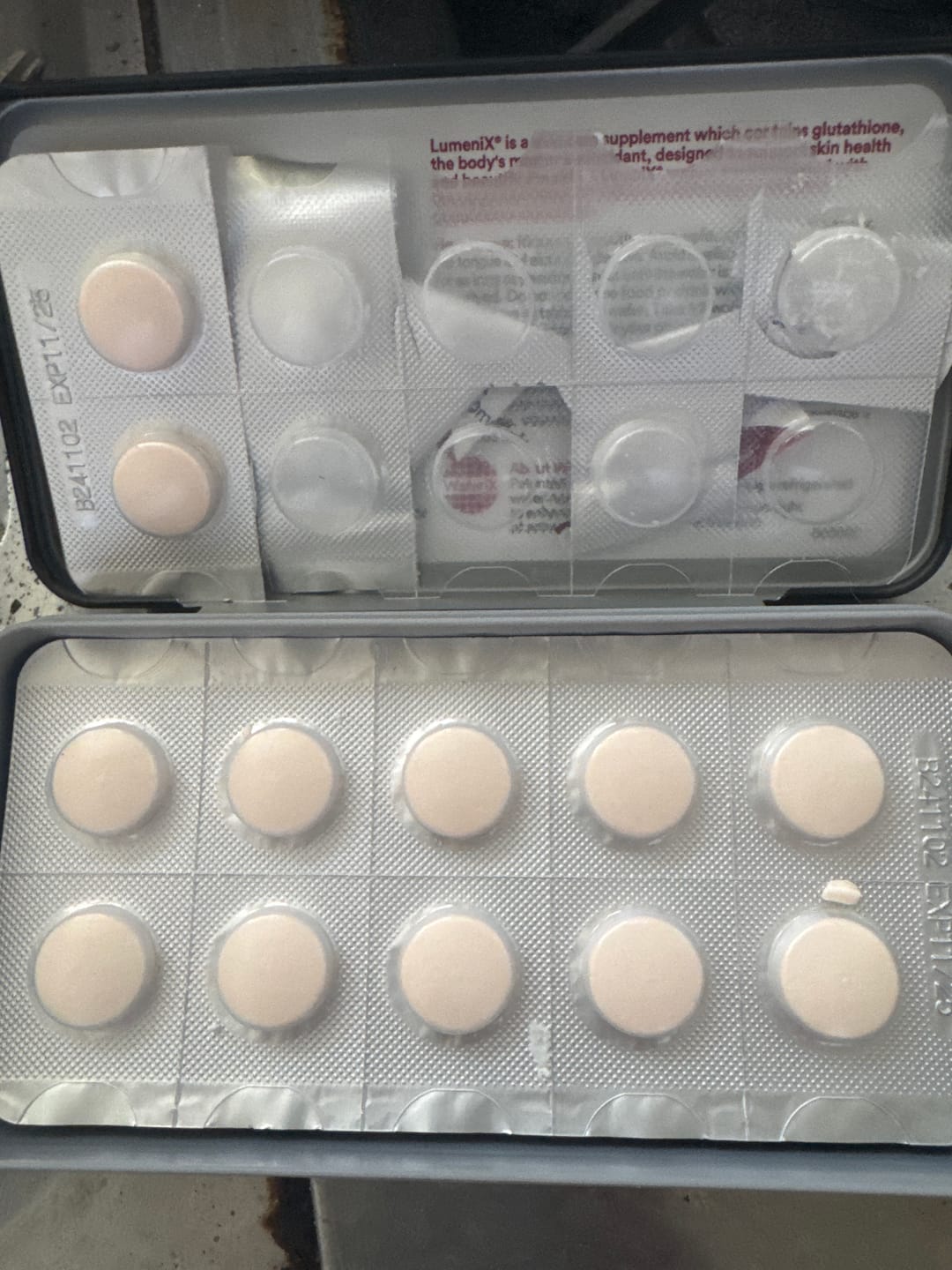 Customer photo review of LumeniX 高濃度グルタチオン 100mg