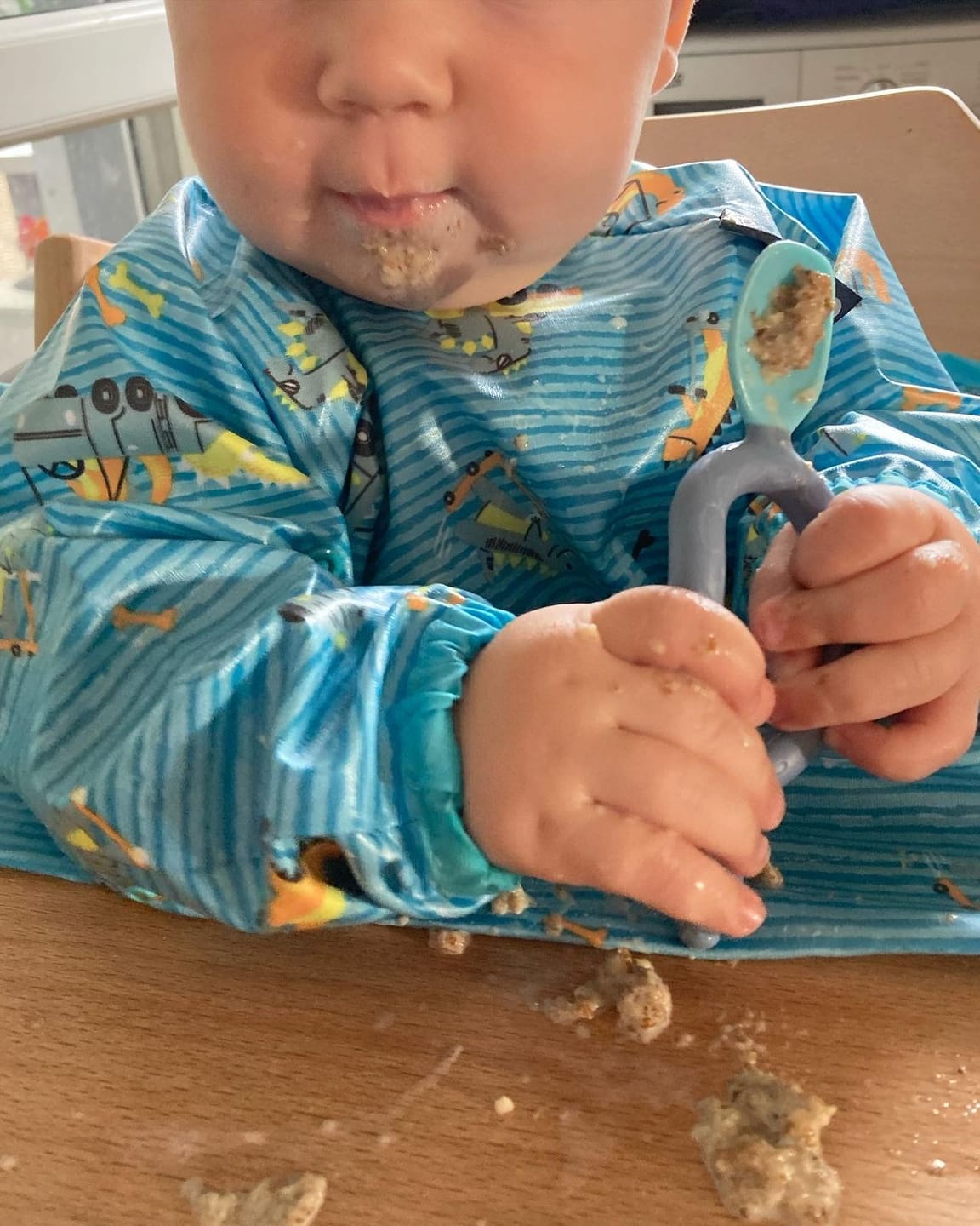 Customer photo review of Multi-stage baby spoon and dipper - Dippit™ (two-pack)