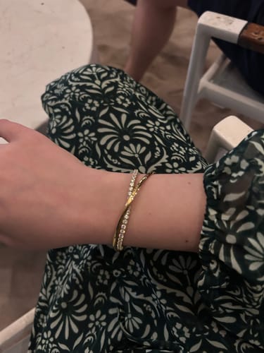 Customer photo review of Classic Gold Bangle