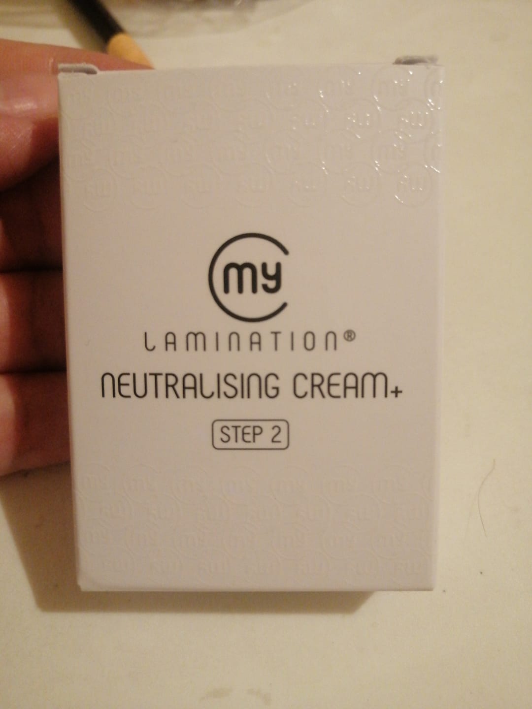 Customer photo review of Neutralising Cream - Laminación (paso 2) | My Lamination
