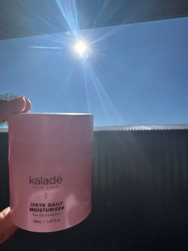 Customer photo review of IYKYK Daily Moisturiser