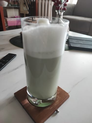 Customer photo review of Braškinė matcha