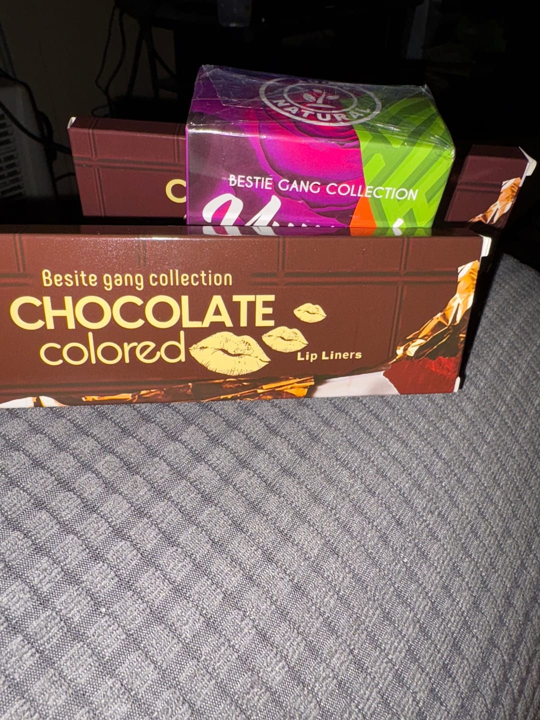 Customer photo review of Chocolate Colored Lip Liner Set