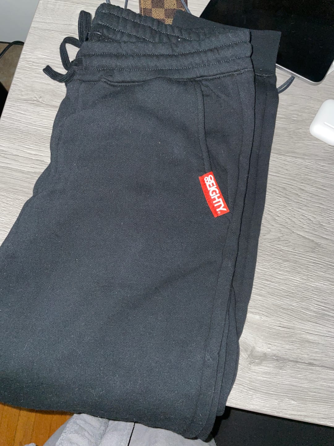 Customer photo review of 80Eighty® Black Fleece Pant