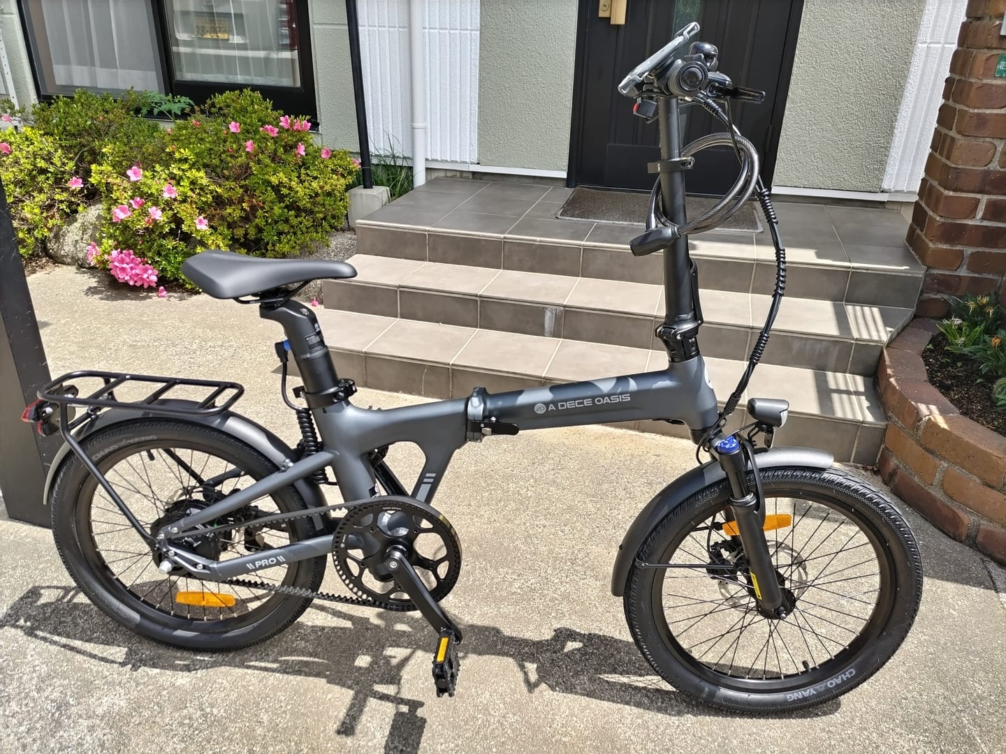 Customer photo review of ADO AIR 20 PRO 折りたたみ電動アシスト自転車 自動変速機能搭載